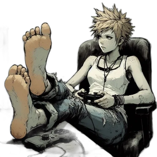 shoes, comic book art, concept art, cartoon transparent PNG cut-out