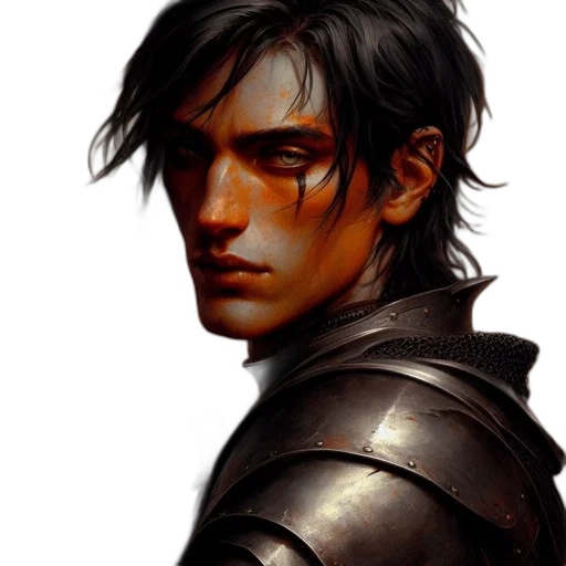 face, fantasy art, photorealistic, concept art transparent PNG cut-out