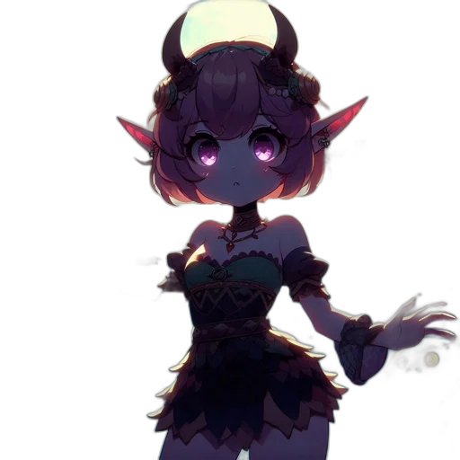 staff, dress, crown, creature transparent PNG cut-out