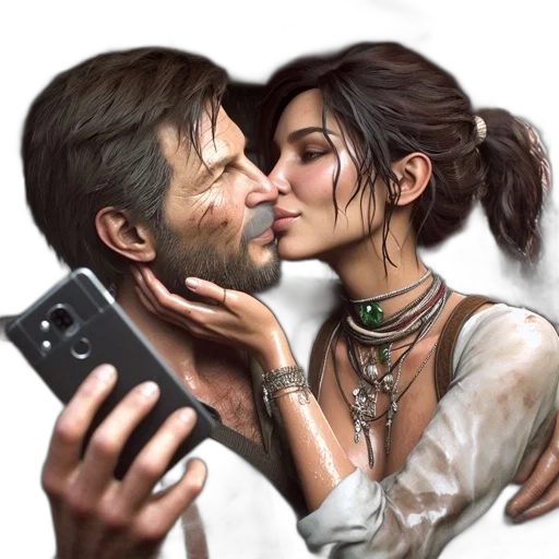 photorealistic, concept art, fantasy art, cyberpunk transparent PNG cut-out