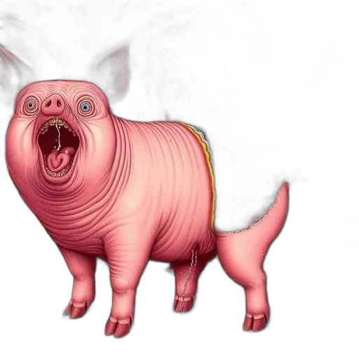 creature, animal, food, dragon transparent PNG cut-out