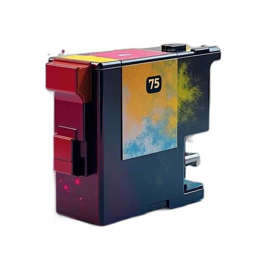robot, colorful, color, ink transparent PNG cut-out
