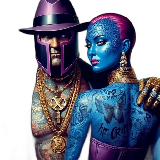 jewelry, mask, cyberpunk, concept art transparent PNG cut-out