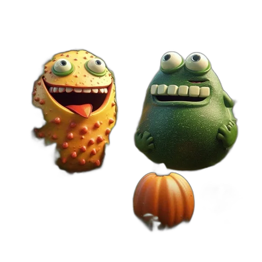 creature, animal, 3d render, concept art transparent PNG cut-out
