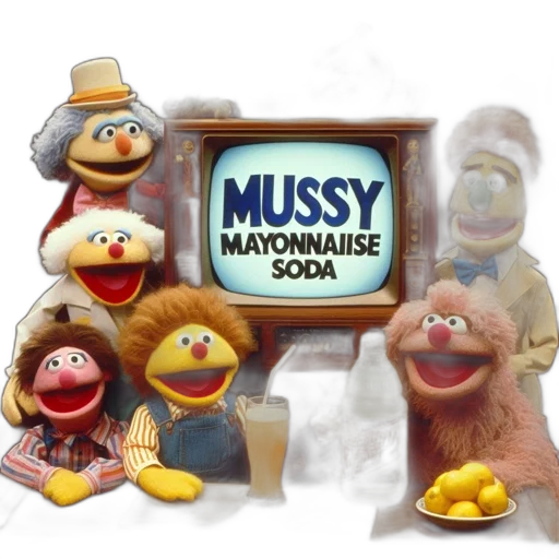 diverse, group, puppet, characters transparent PNG cut-out