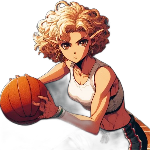 hair, anime, pixel art, cartoon transparent PNG cut-out