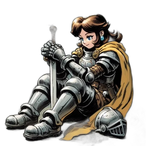 sword, weapon, staff, crown transparent PNG cut-out