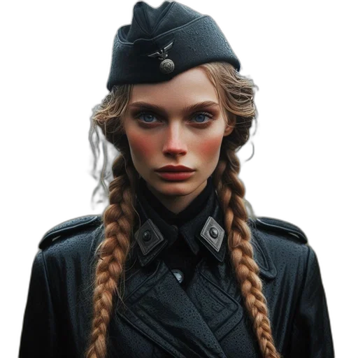 hat, face, staff, jacket transparent PNG cut-out
