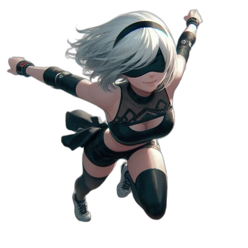 weapon, sword, staff, hair transparent PNG cut-out
