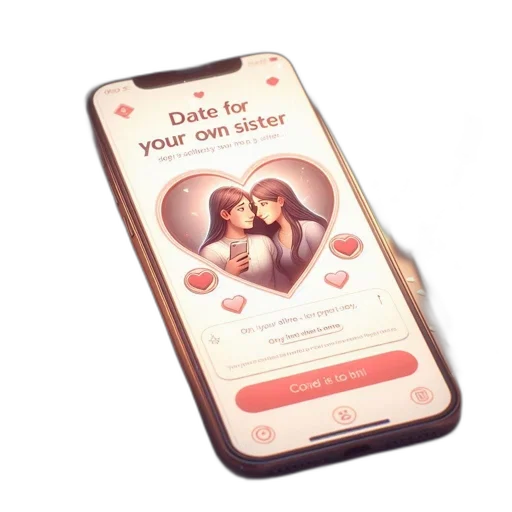 concept art, smartphone, screen, shows transparent PNG cut-out