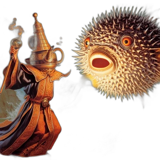 staff, crown, creature, hair transparent PNG cut-out