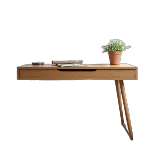 furniture, 3d render, earth tones, small transparent PNG cut-out