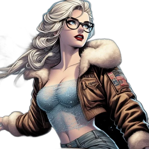 jacket, comic book art, concept art, cartoon transparent PNG cut-out