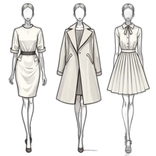 dress, concept art, 3d render, photorealistic transparent PNG cut-out