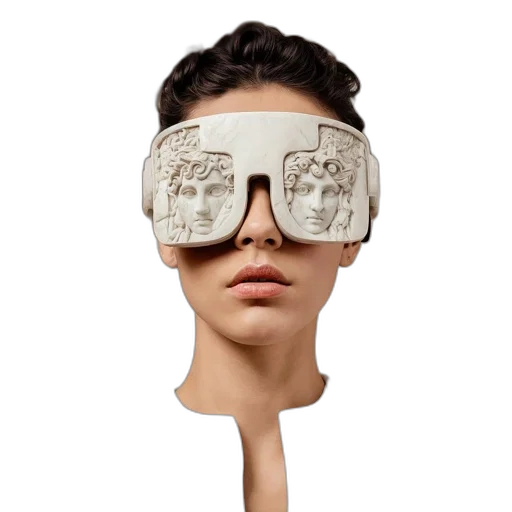 mask, face, staff, robot transparent PNG cut-out