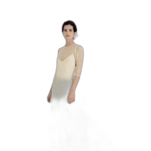 dress, jacket, staff, 3d render transparent PNG cut-out