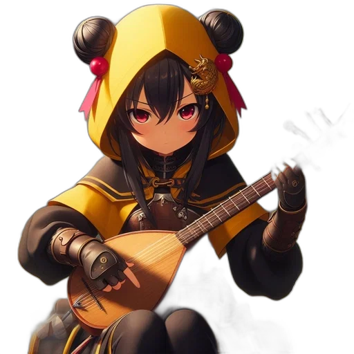 weapon, jacket, staff, mask transparent PNG cut-out