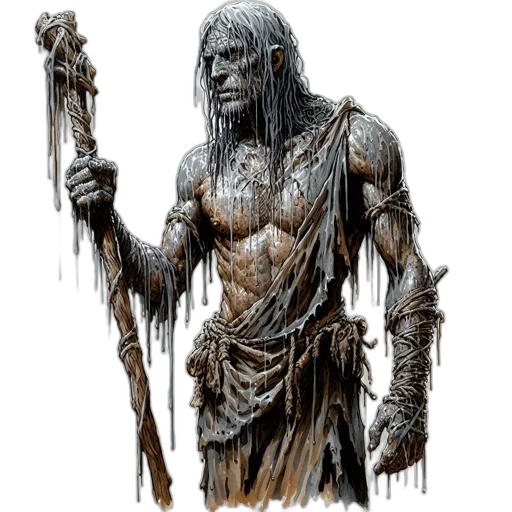 sword, staff, creature, concept art transparent PNG cut-out