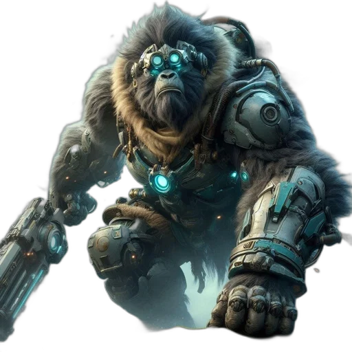 creature, animal, weapon, staff transparent PNG cut-out