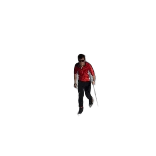 staff, jacket, weapon, robot transparent PNG cut-out