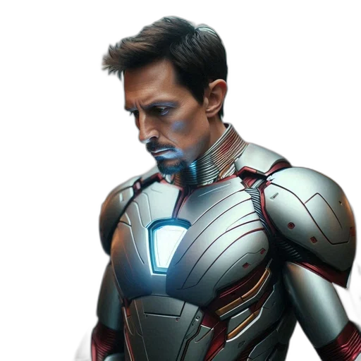 robot, face, comic book art, concept art transparent PNG cut-out