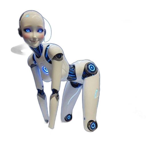 robot, staff, creature, animal transparent PNG cut-out