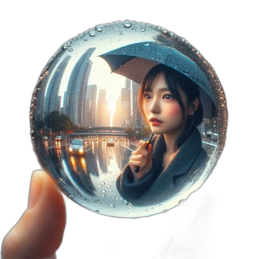 umbrella, hat, jewelry, face transparent PNG cut-out