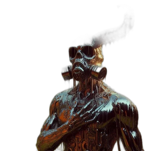 robot, mask, creature, face transparent PNG cut-out