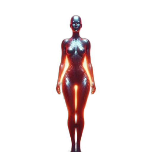 robot, dress, creature, jewelry transparent PNG cut-out