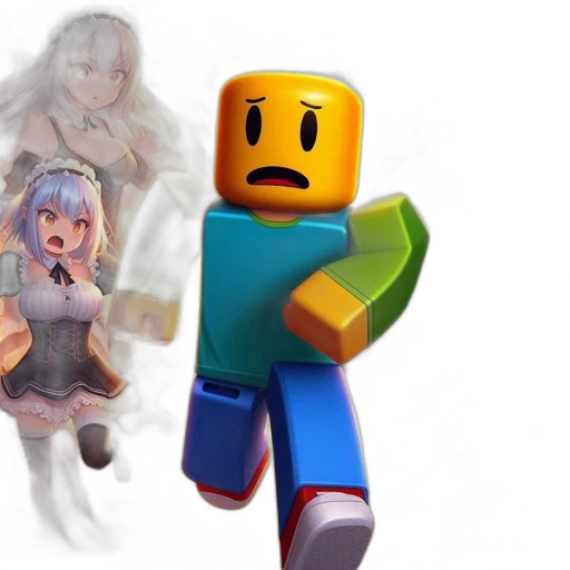 robot, 3d render, pixel art, concept art transparent PNG cut-out