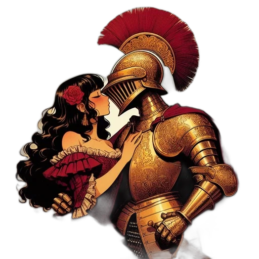 sword, crown, dragon, robot transparent PNG cut-out