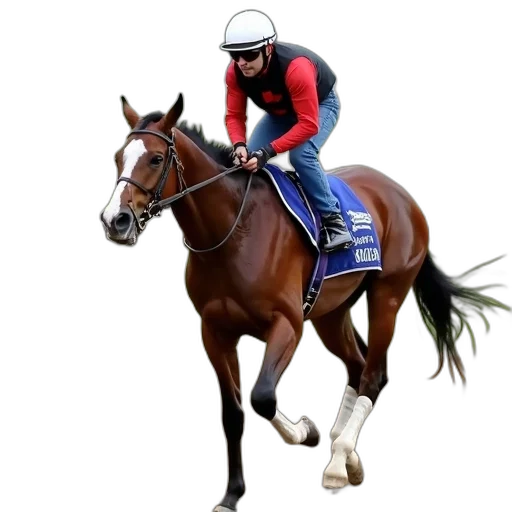 animal, jockey, riding, brown transparent PNG cut-out