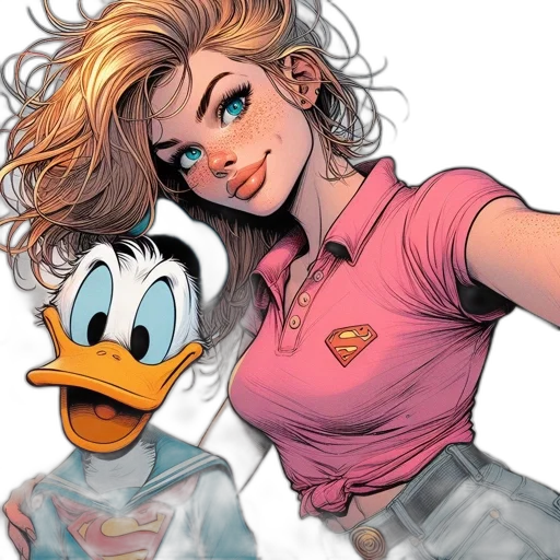 comic book art, cartoon, concept art, photorealistic transparent PNG cut-out