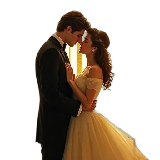 dress, crown, photorealistic, fire transparent PNG cut-out