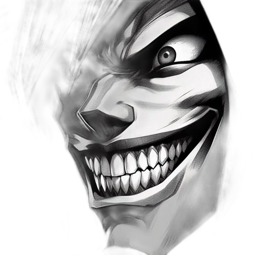 mask, face, creature, comic book art transparent PNG cut-out