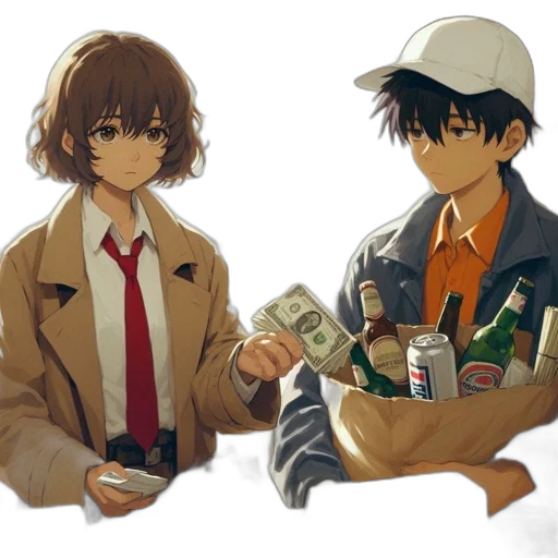 jacket, food, concept art, anime transparent PNG cut-out