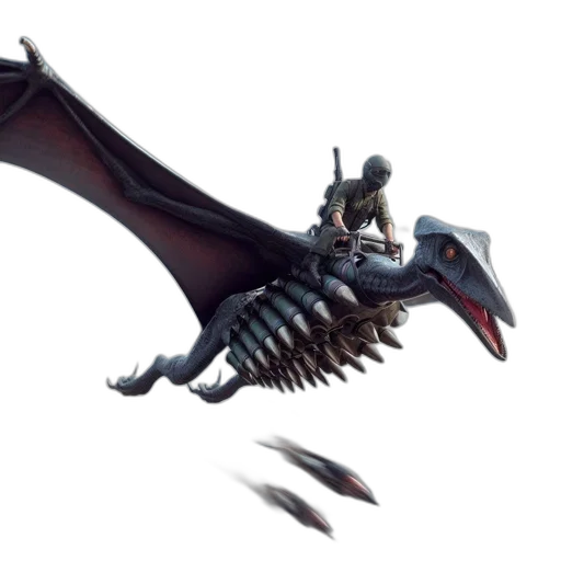 dragon, creature, animal, weapon transparent PNG cut-out