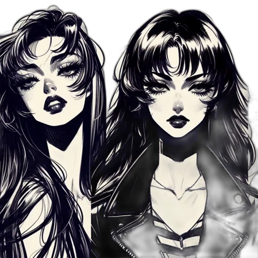 comic book art, concept art, fantasy art, anime transparent PNG cut-out