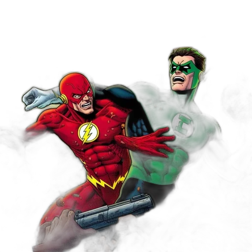 comic book art, concept art, 3d render, photorealistic transparent PNG cut-out