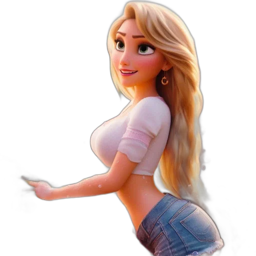 dress, jewelry, cartoon, fantasy art transparent PNG cut-out