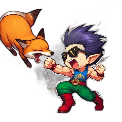 animal, pixel art, concept art, cartoon transparent PNG cut-out