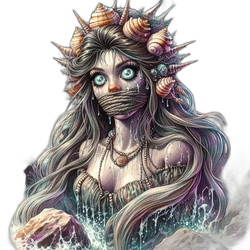 creature, crown, fantasy art, concept art transparent PNG cut-out
