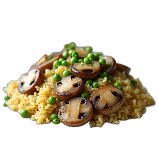 food, jewelry, photorealistic, mushrooms transparent PNG cut-out