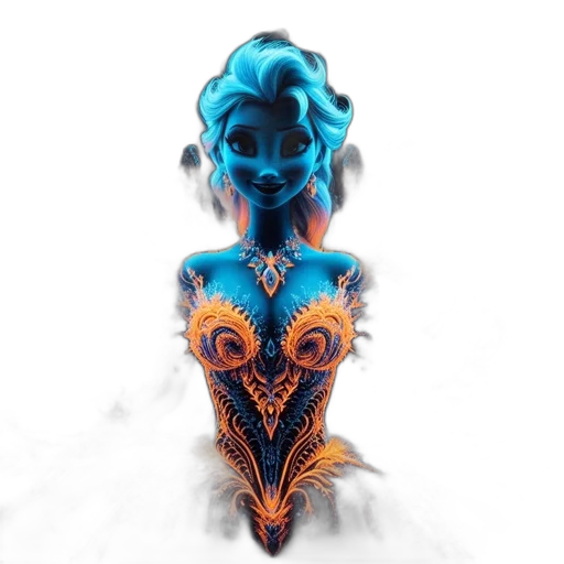mask, dress, dragon, face transparent PNG cut-out