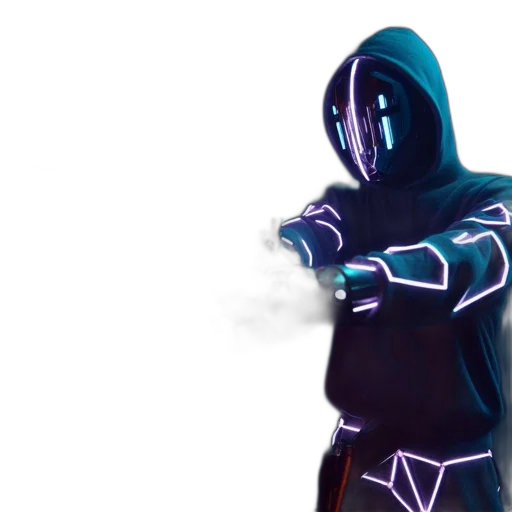 robot, mask, sword, weapon transparent PNG cut-out