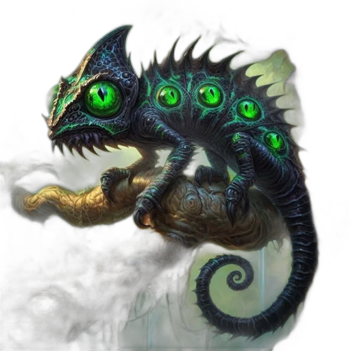dragon, creature, staff, fantasy art transparent PNG cut-out