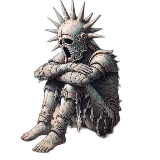 mask, creature, robot, staff transparent PNG cut-out