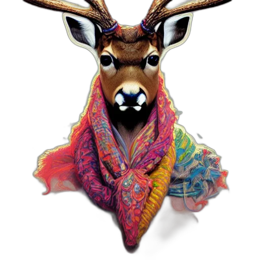 mask, animal, creature, jewelry transparent PNG cut-out