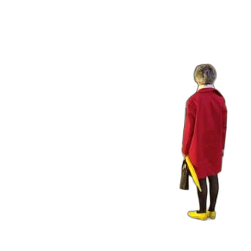 jacket, staff, dress, shoes transparent PNG cut-out