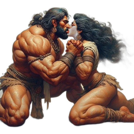 fantasy art, concept art, photorealistic, comic book art transparent PNG cut-out